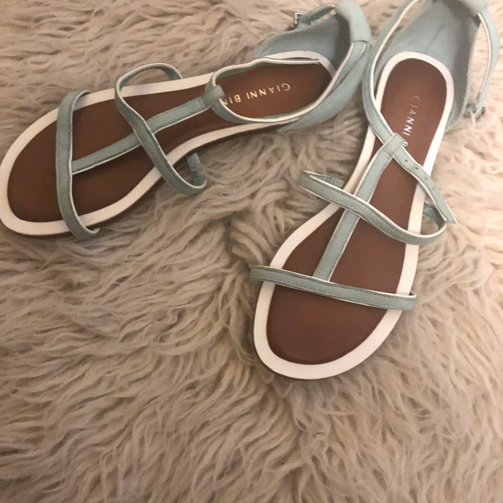 Mint Colored Sandals